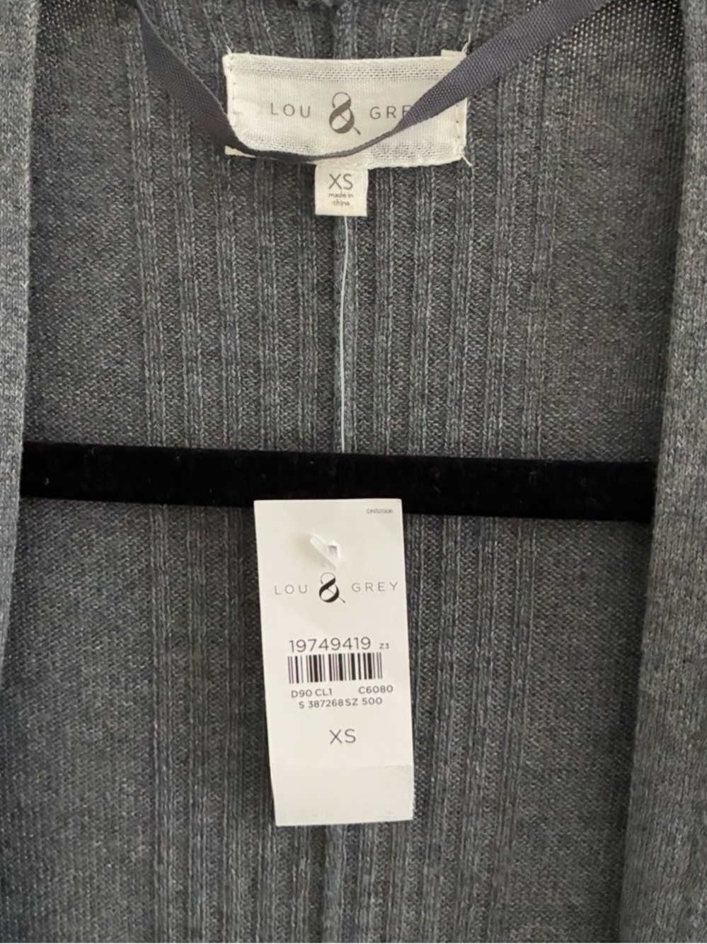 New Lou & Grey Signaturesoft Open-Front Cardigan Sweater - Picture 4 of 4
